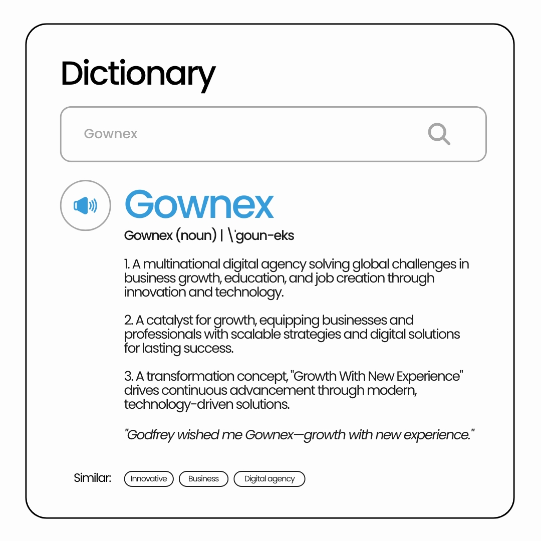 What is the Meaning of Gownex?