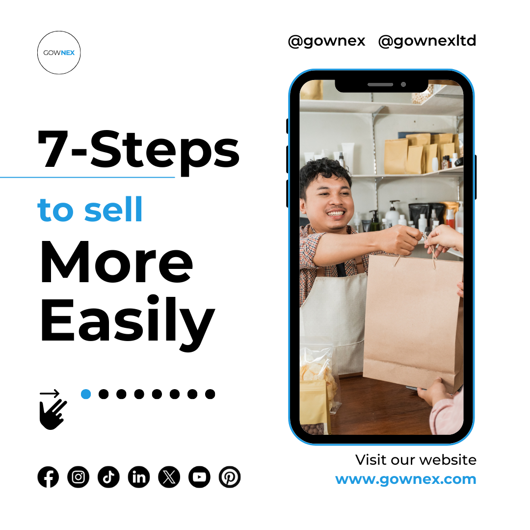 Gownex _ 7-step formula to sell more easily